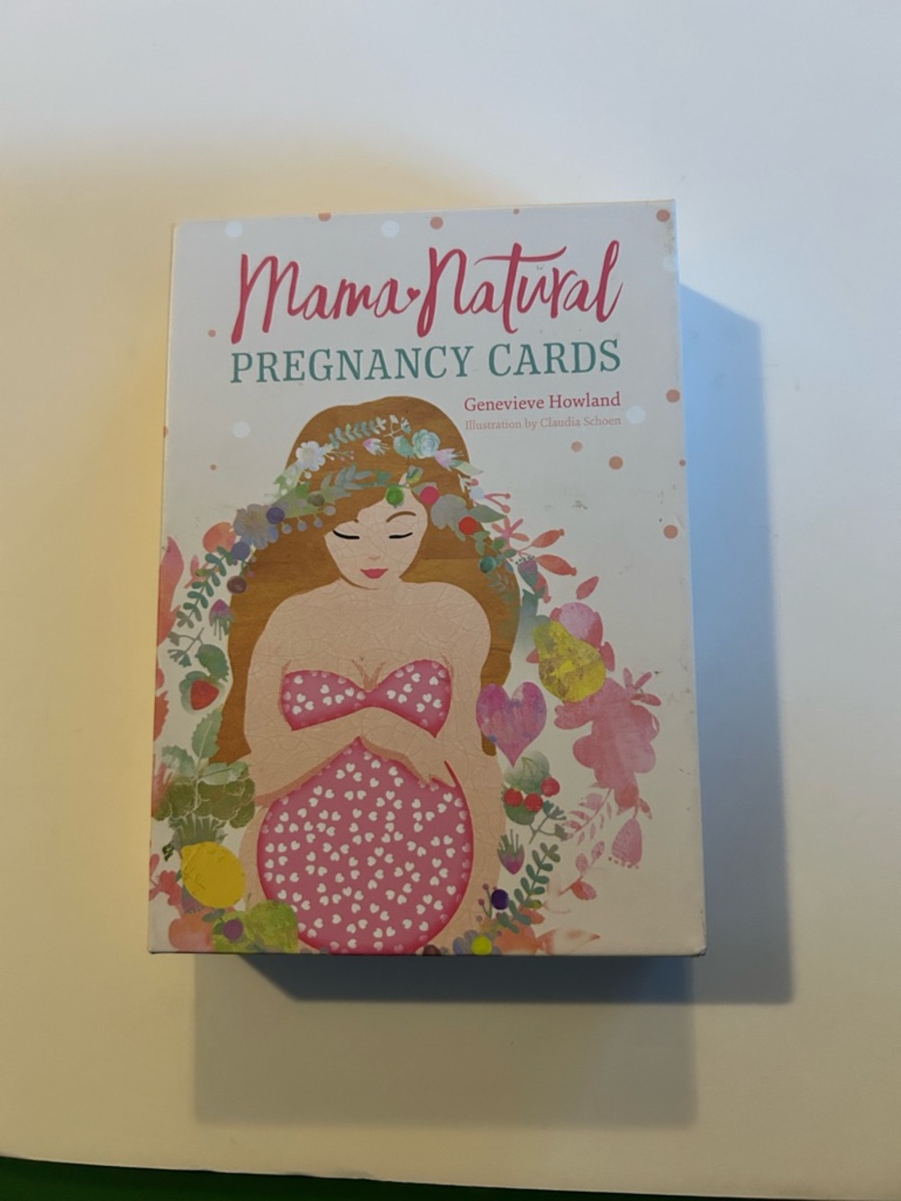 Mama Natural Pregnancy Cards - Floral Pink Box